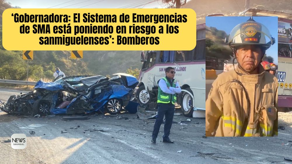 Bomberos denuncian negligencia en Sistema de Emergencias de San Miguel de Allende: ‘están jugando con la vida de los ciudadanos’