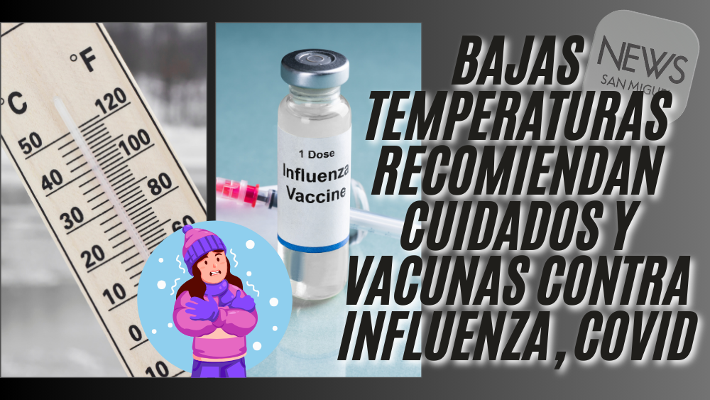 Recomienda IMSS cuidados generales y recibir vacuna contra influenza y COVID19