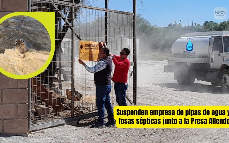 Empresa JHM, acusada de arrojar desechos a la Presa Allende y provocar la muerte de aves, fue suspendida tras denuncias de contaminación