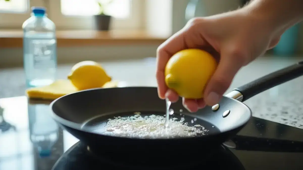 Aquí te mostramos cómo quitar la grasa pegada en la sartén con un solo ingrediente de cocina