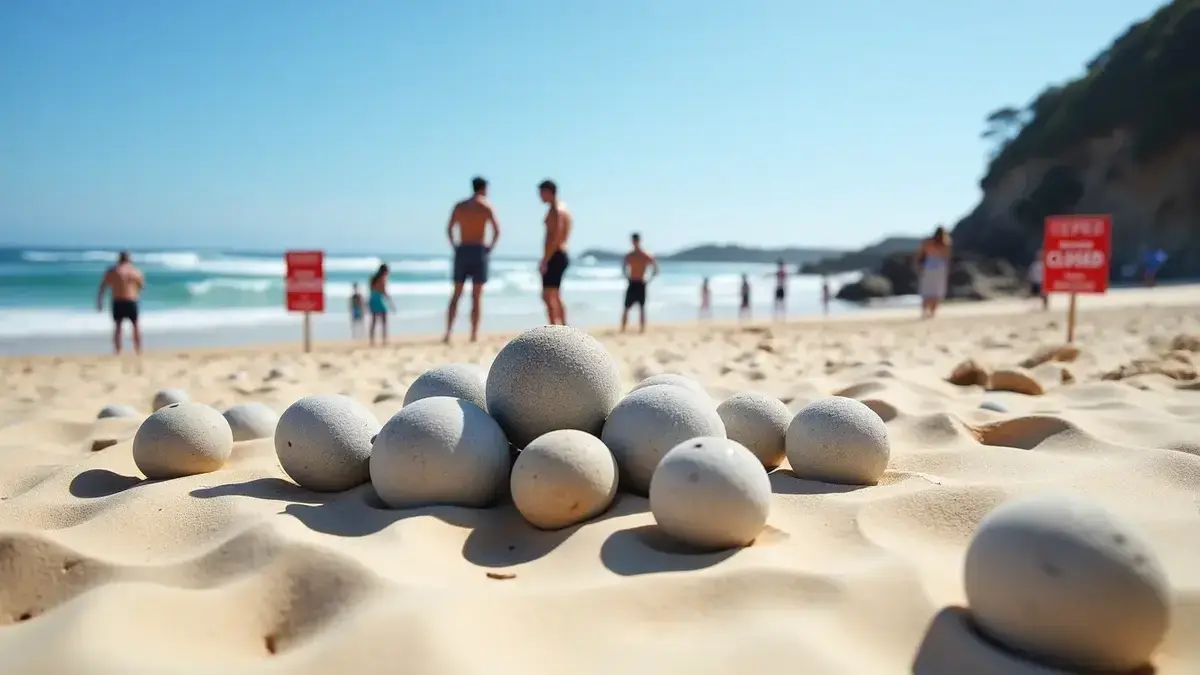 ¿Qué son esas curiosas bolas que obligan a las autoridades a cerrar las playas de Sídney?