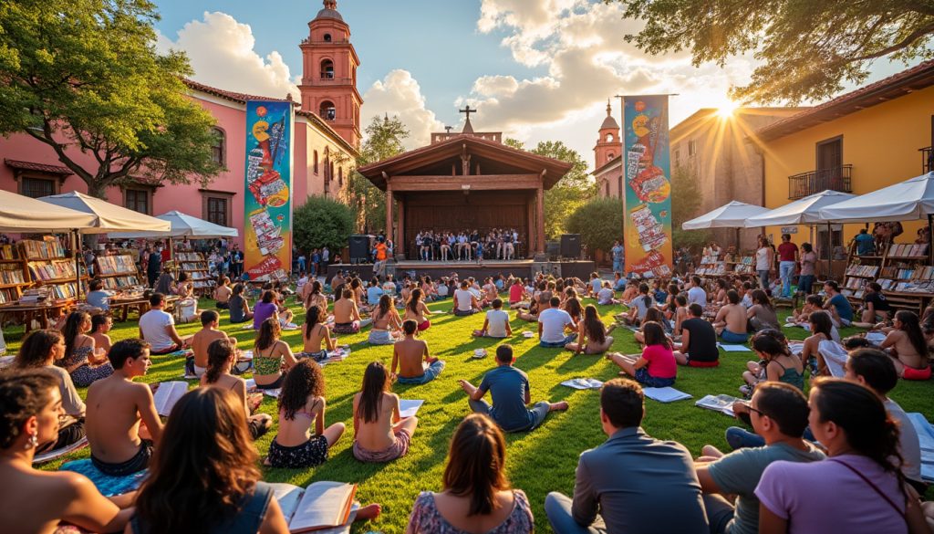 descubre el festival literario de san miguel de allende, que celebra 20 años de creatividad y talento literario. únete a nosotros para disfrutar de charlas, lecturas y actividades culturales que honran la riqueza de la literatura en un ambiente inspirador.