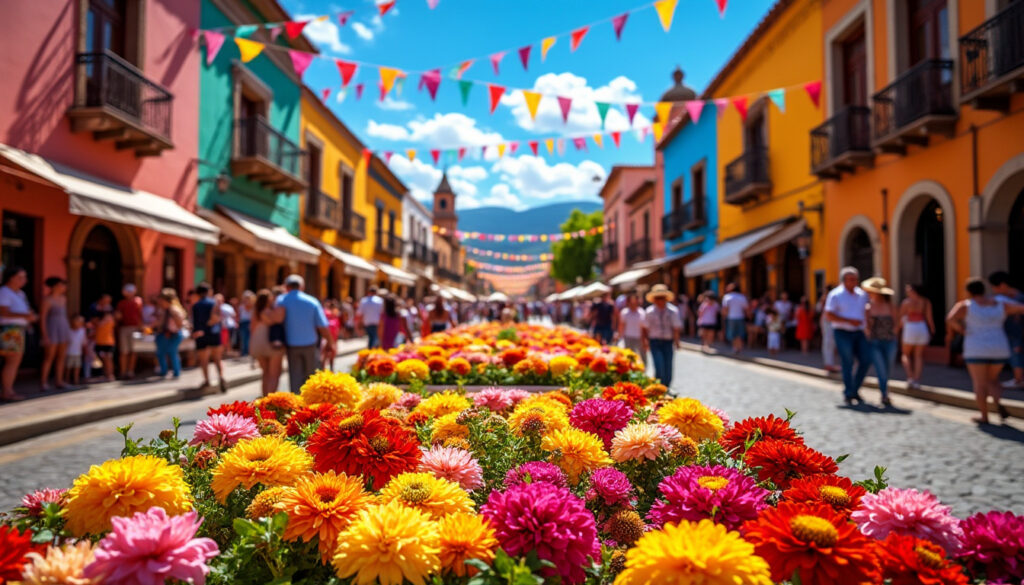 ¡disfruta de la magia de la feria floral de la candelaria en san miguel de allende! este año, el evento se extenderá una semana más, ofreciendo una experiencia única con coloridas exhibiciones de flores, talleres y actividades culturales. no te pierdas la oportunidad de sumergirte en la belleza y la tradición de esta celebración floral.