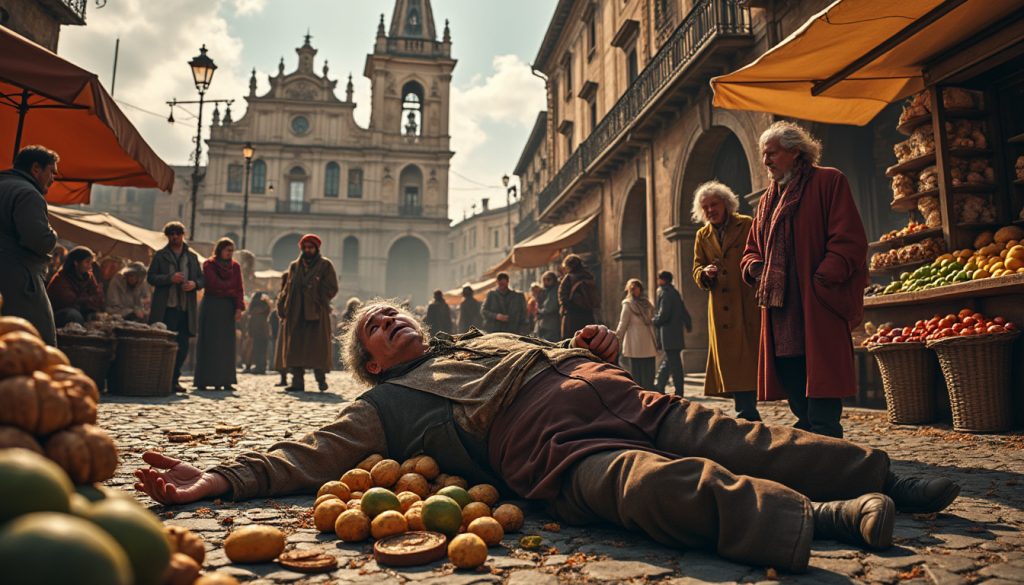 un comerciante pierde la vida en un trágico incidente en la plaza de san miguel de león, dejando consternada a la comunidad. este suceso impactante destaca la necesidad de medidas de seguridad y la reflexión sobre la violencia en nuestros espacios públicos.