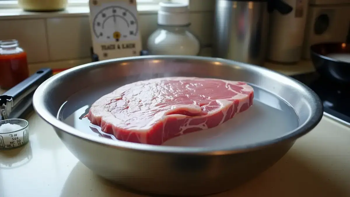 La genial truc para descongelar la carne en menos de una hora