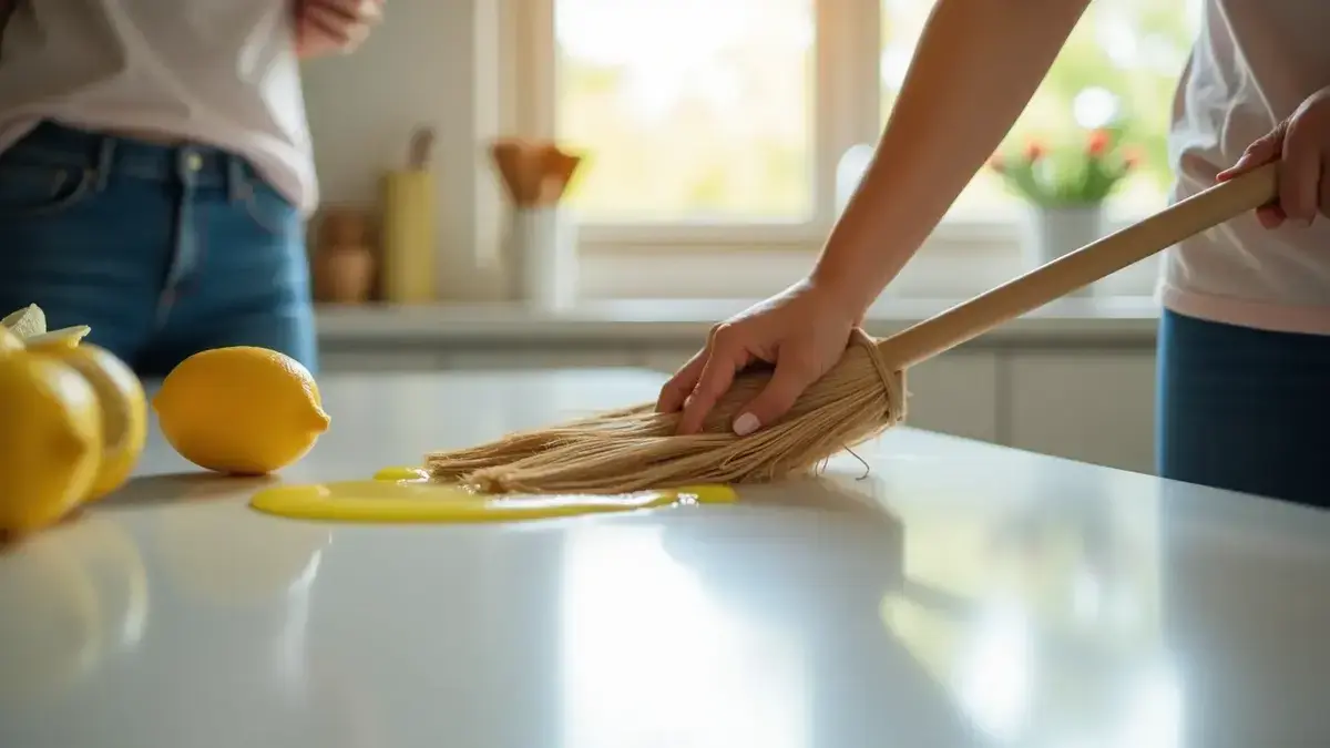 ¿Por qué las mujeres de limpieza experimentadas ponen limón en la escoba? El truco sencillo que facilita la vida