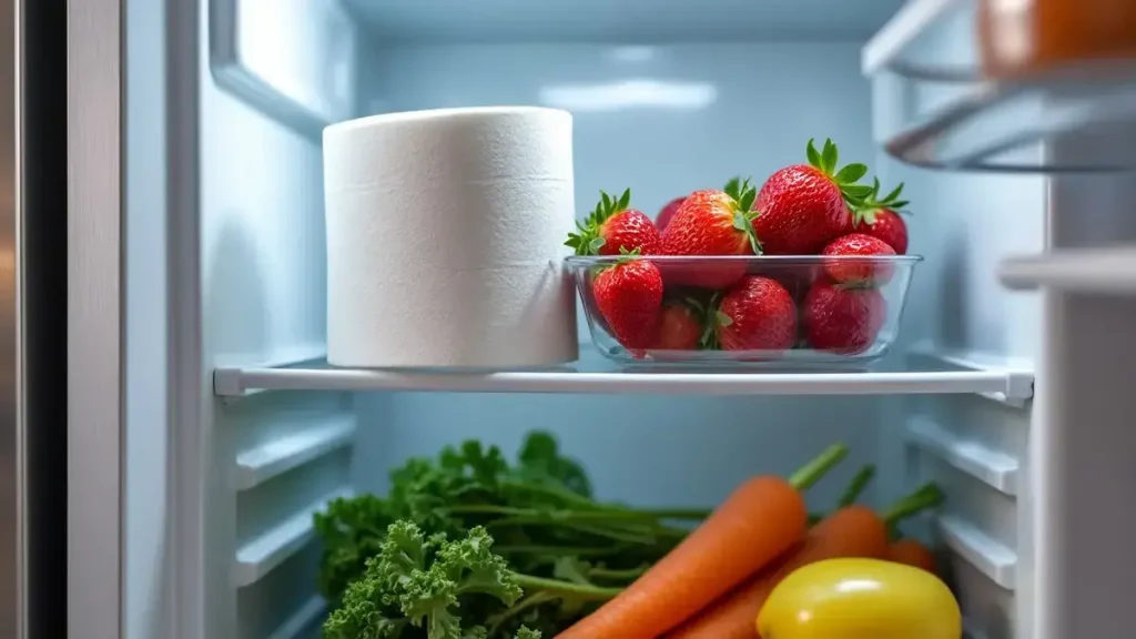 Un truco muy popular consiste en poner papel higiénico en el refrigerador y es mágico