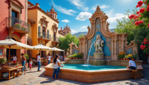 cemex y san miguel de allende rinden homenaje al talento artesanal con la inauguración de una fuente monumental, un símbolo de la cultura y el arte local que embellece la ciudad y celebra la creatividad de sus habitantes.