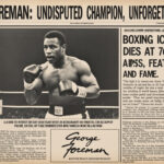 george foreman, el legendario ícono del boxeo, fallece a los 76 años, dejando un legado imborrable en el deporte. descubre su historia, sus logros y el impacto que tuvo en el mundo del boxeo.