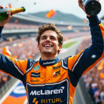 lando norris celebra su contundente victoria en el gran premio de f1 de australia, marcando el inicio de la temporada con éxito para mclaren. descubre cómo el joven piloto logró brillar en la pista y las expectativas para el resto del campeonato.