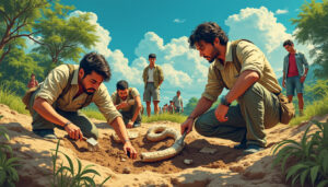 descubre los emocionantes hallazgos de posibles restos de mamut en tamaulipas. el inah realiza excavaciones para desenterrar la historia prehistórica de la región y arrojar luz sobre la vida en la era de los mamíferos gigantes.