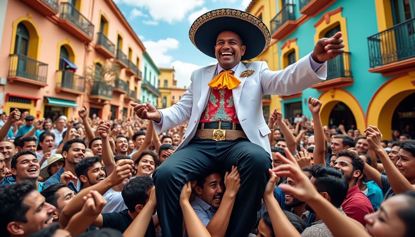 descubre la emotiva celebración en san miguel de allende, donde francisco martínez es llevado en hombros junto a colombo, simbolizando la unión y la felicidad de la comunidad en un momento inolvidable.