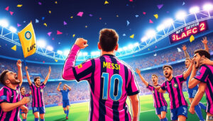 descubre cómo lionel messi lideró a inter miami hacia las semifinales con una espectacular remontada contra lafc. un partido lleno de emoción y talento que destaca la magistral actuación del astro argentino.