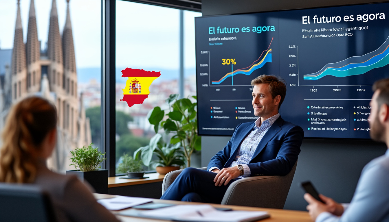 sam altman, director ejecutivo de openai, revela su ambicioso plan para crear miles de empleos en españa a través de la inteligencia artificial, destacando que el potencial aún no ha sido explotado por completo.