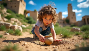 descubre la asombrosa historia de una niña de 3 años que tropezó con un artefacto de 3.800 años en un sitio arqueológico en jerusalén. una revelación fascinante que conecta el pasado con el presente.