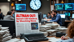 descubre la intrigante historia detrás del sorpresivo despido de sam altman de openai. analiza las razones, implicaciones y el impacto en el futuro de la inteligencia artificial y la empresa en este artículo revelador.