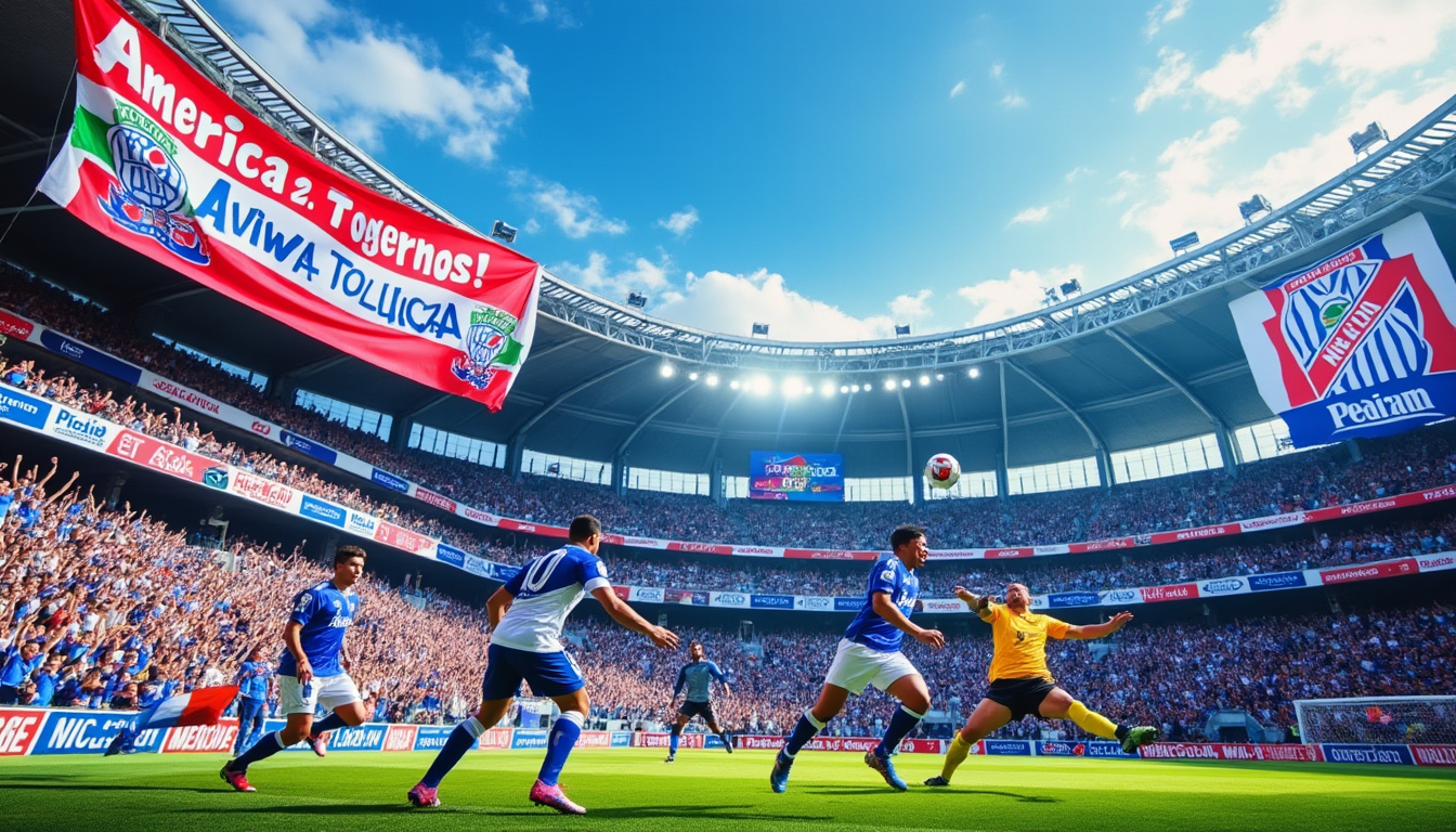 américa se enfrenta a toluca en un emocionante partido, buscando romper su racha invicta en casa y defender su título. ¡no te pierdas el duelo que promete acción y pasión en el fútbol mexicano!