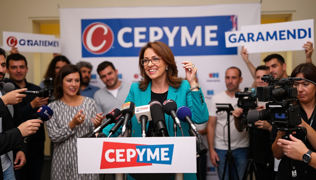 ángela de miguel triunfa en las elecciones de cepyme, representando a garamendi, marcando un hito en el liderazgo empresarial. descubre los detalles de su victoria y su impacto en el futuro de la organización.