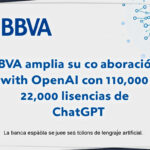 bbva amplía su asociación con openai al ofrecer 11,000 licencias de chatgpt a su equipo, mejorando la eficiencia y la innovación en la comunicación interna y los servicios al cliente.