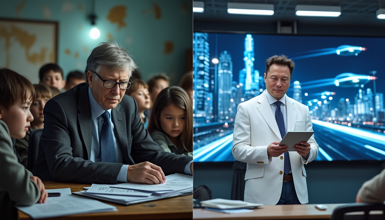 bill gates destaca cómo las acciones de elon musk impactan negativamente en los niños menos favorecidos, generando una reflexión sobre la responsabilidad social de los líderes tecnológicos en el bienestar infantil.