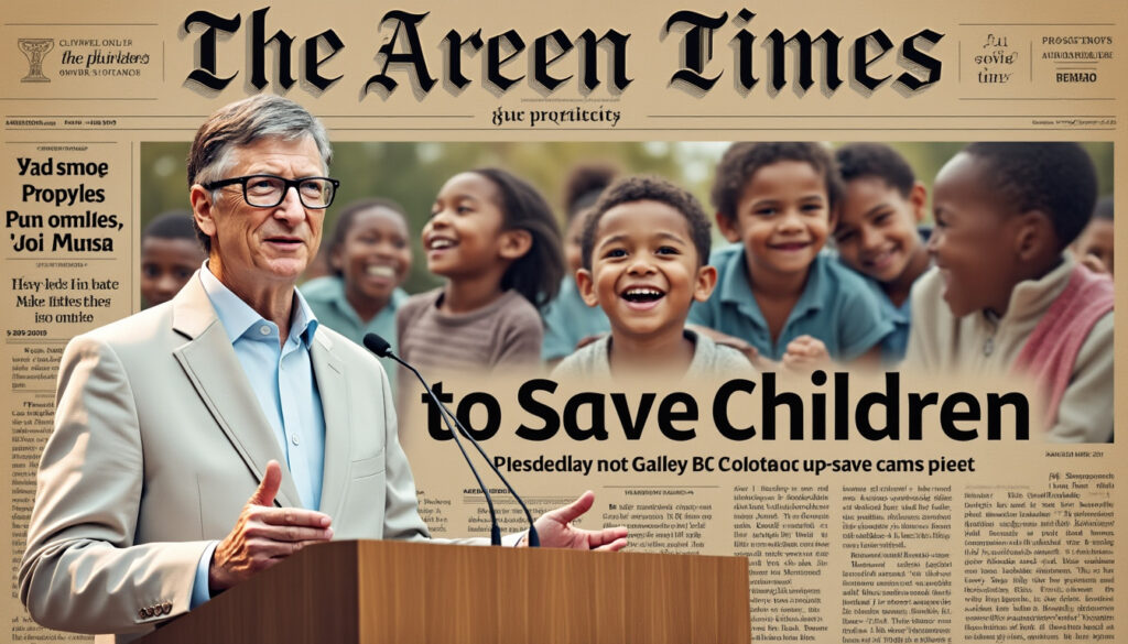 bill gates se enfrenta a elon musk y anuncia su compromiso de destinar su fortuna a iniciativas que salven a los niños. descubre cómo este legendario filántropo busca hacer una diferencia en la vida de los más vulnerables.