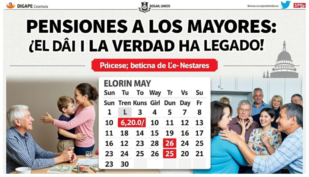 descubre el calendario oficial del depósito de 6 mil 200 pesos para la pensión bienestar de mayo, y entérate de cómo comenzar el pago para personas mayores. asegúrate de conocer las fechas clave y obtener el apoyo que mereces.