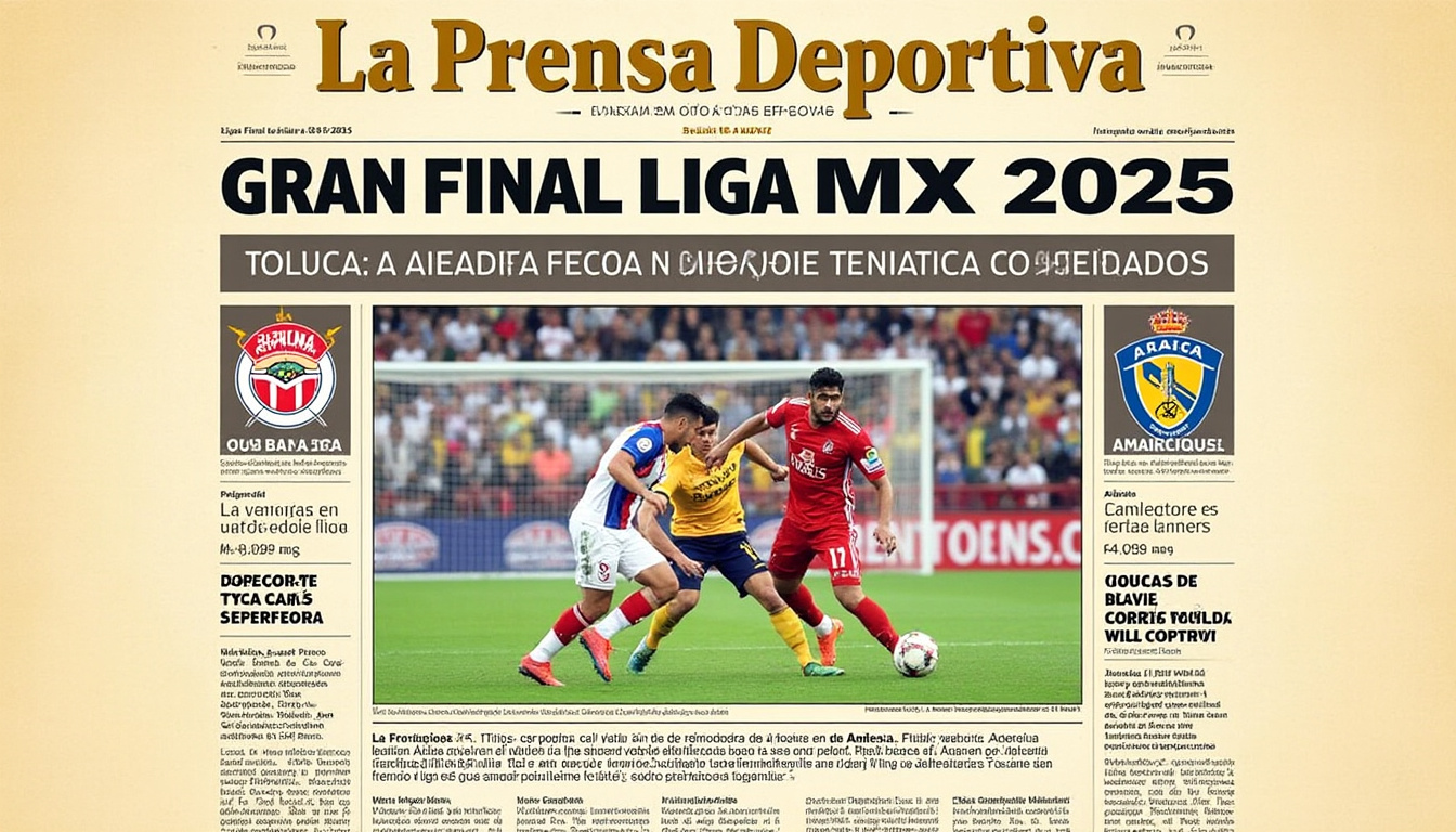conoce todos los detalles sobre la gran final de la liga mx 2025 entre toluca y américa, incluyendo la fecha y el horario tentativo del emocionante partido que definirá al campeón.