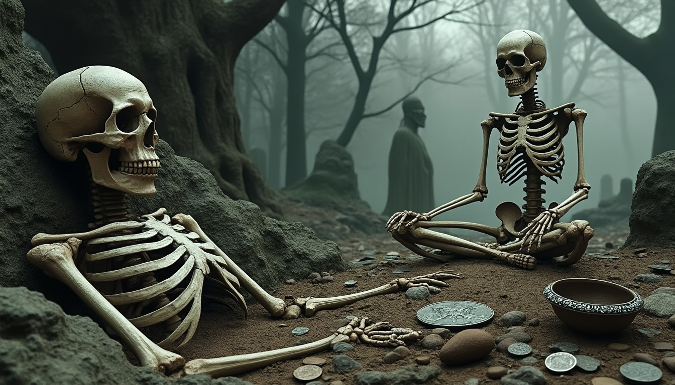 explora los fascinantes hallazgos del cementerio medieval de gales, donde esqueletos en posturas inusuales y objetos misteriosos revelan secretos del pasado. descubre las sorprendentes historias que rodean estos descubrimientos arqueológicos.