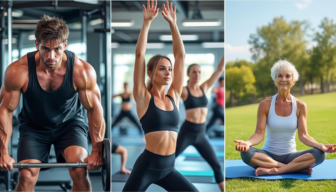 descubre cómo mantenerte en forma a lo largo de las décadas, desde el entrenamiento de fuerza en tus 20 hasta el yoga en tus 80. consejos prácticos y estrategias para alcanzar y mantener el máximo estado físico, sin importar tu edad.