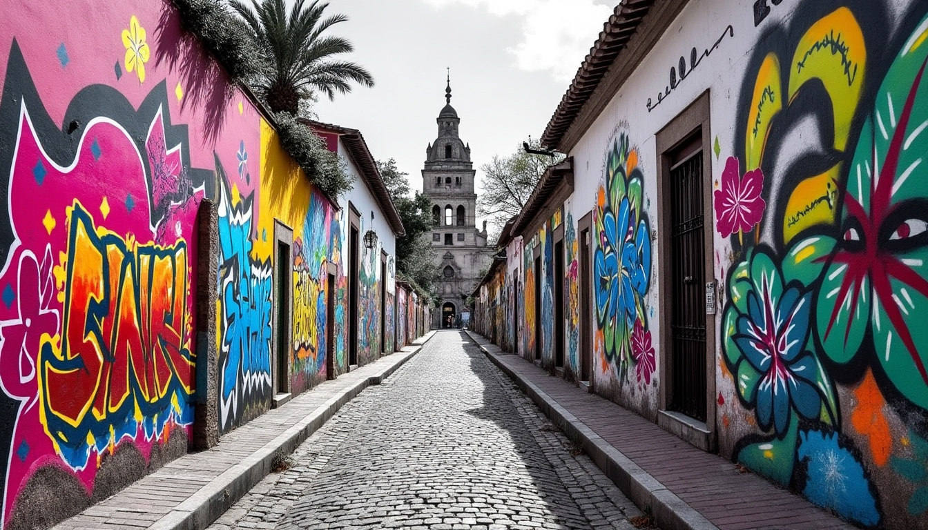 descubre cómo el grafiti en san miguel de allende convierte las calles en verdaderas exposiciones al aire libre, fusionando arte y cultura en cada esquina. explora esta vibrante expresión artística que embellece la ciudad y atrae a visitantes de todo el mundo.