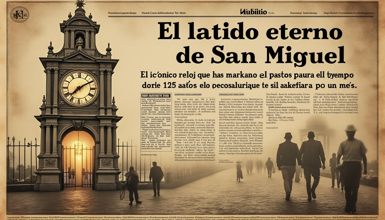 descubre la historia del icónico reloj de san miguel, que ha medido el tiempo durante 125 años y que se silenciará por un mes. un viaje a través del latido eterno de la ciudad y su legado histórico.