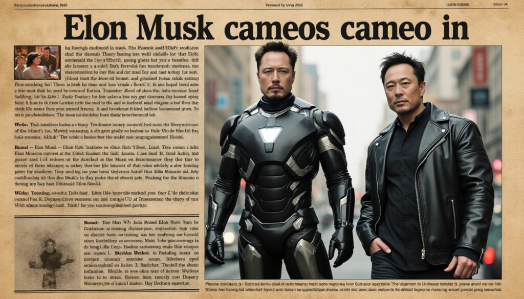 descubre el fascinante recorrido de elon musk en el mundo del cine y la televisión, desde su icónico cameo en 'iron man 2' hasta sus apariciones en 'the big bang theory'. explora cómo su personalidad y visión han dejado una huella en la cultura pop.