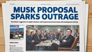elon musk ha despertado un intenso debate al sugerir la implementación de trabajo voluntario y no remunerado en su equipo gubernamental. descubre las reacciones y opiniones sobre esta polémica propuesta que desafía las expectativas laborales convencionales.