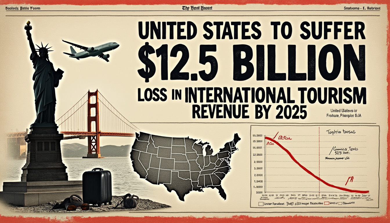 descubre cómo estados unidos enfrentará una pérdida significativa de 12.500 millones de dólares en ingresos por turismo internacional para el año 2025, revelando los factores que afectan la industria turística y sus posibles consecuencias económicas.