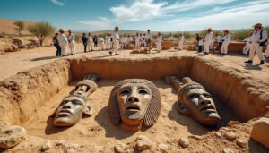 descubre el fascinante hallazgo de esculturas de madera con influencias africanas en una sepultura en israel. este descubrimiento revela la rica interconexión cultural y artística a lo largo de la historia, ofreciendo una nueva perspectiva sobre las antiguas prácticas funerarias y el arte en la región.