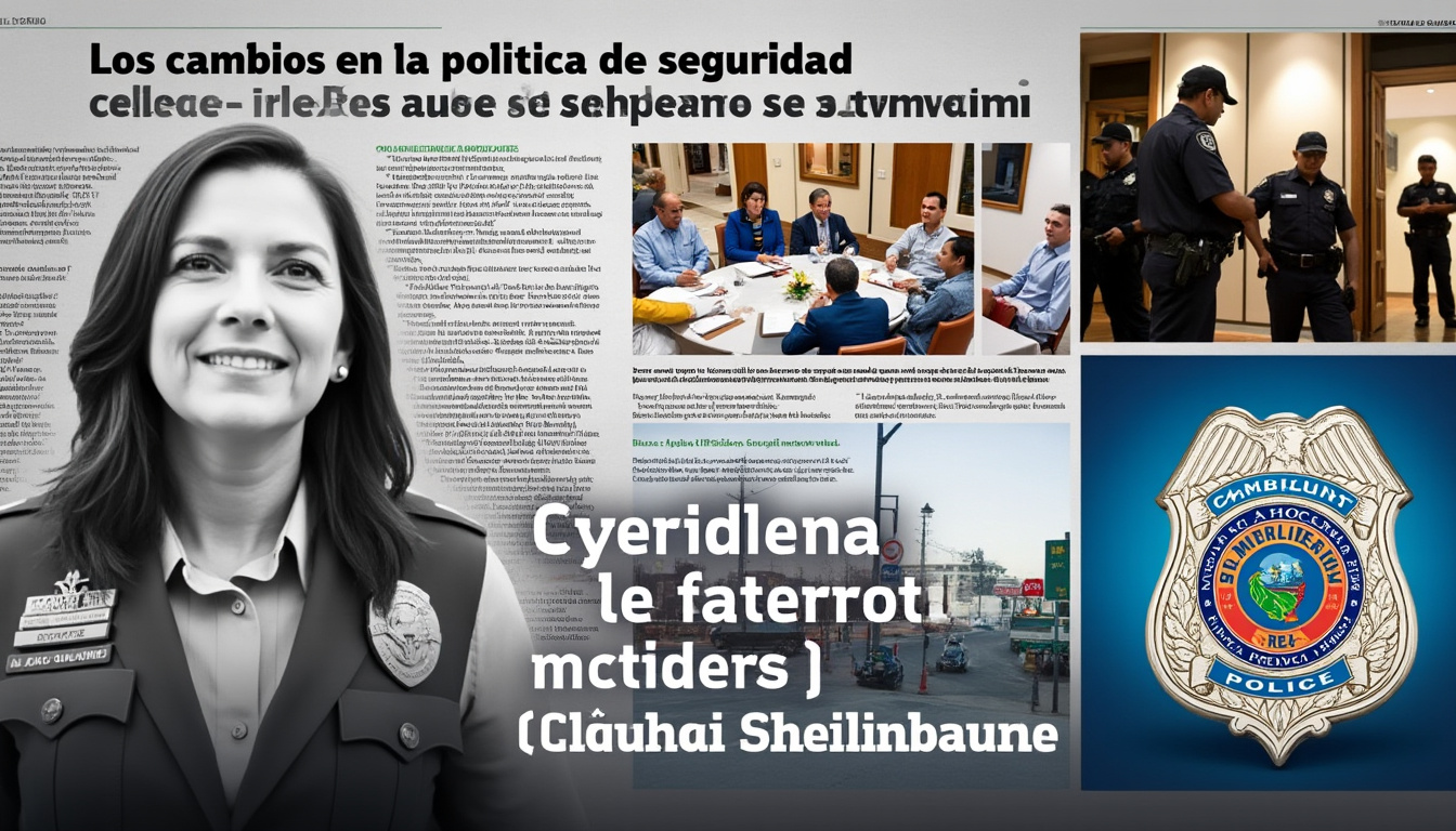 descubre cómo los recientes cambios en la política de seguridad en méxico bajo el gobierno de claudia sheinbaum están impactando la seguridad pública y la estrategia gubernamental para enfrentar la violencia y el crimen en el país.