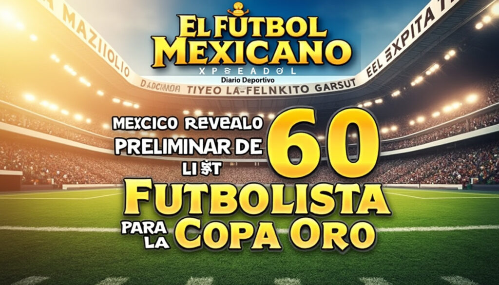 descubre la prelista de 60 futbolistas que méxico ha revelado para la copa oro, un evento clave en el fútbol continental. conoce a los posibles seleccionados que podrían llevar a la selección mexicana a la gloria en este prestigioso torneo.