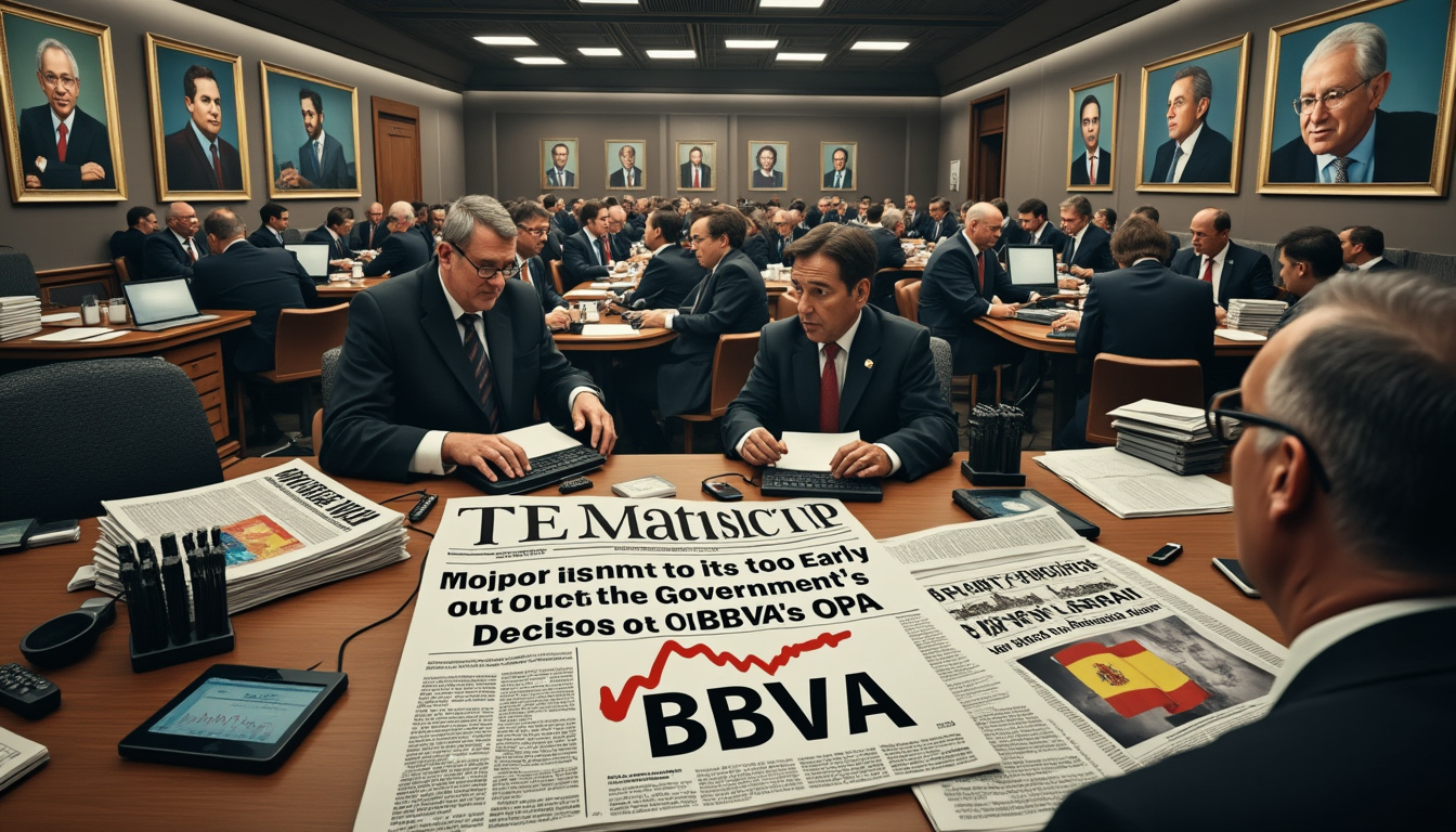 montero señala que aún es 'demasiado pronto' para anticipar la decisión del gobierno español sobre la opa del bbva, destacando la importancia de esperar un análisis más profundo antes de llegar a conclusiones.