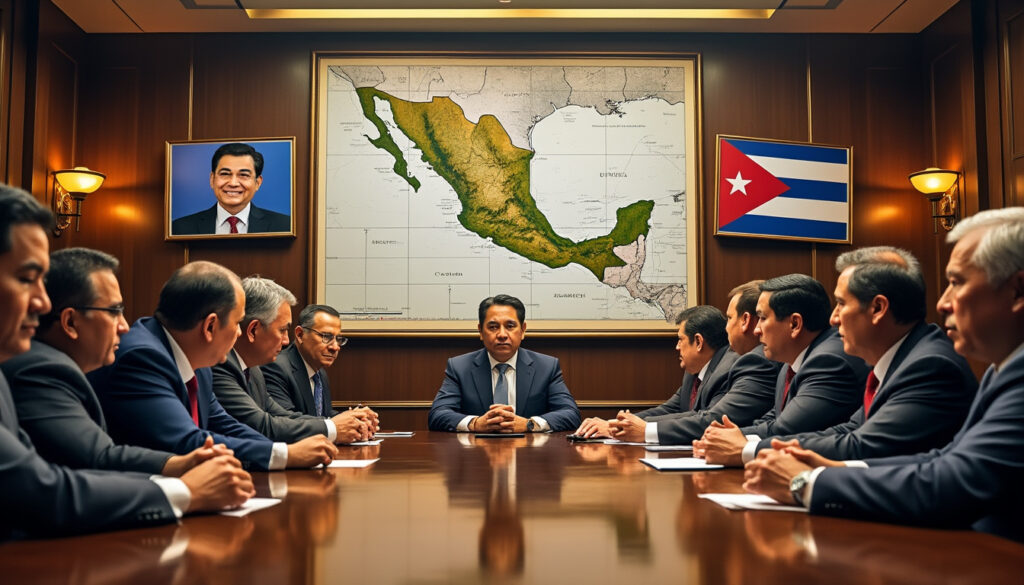 morena, el partido en el poder en méxico, desafía a la presidenta y fortalece sus lazos diplomáticos con cuba, marcando un momento clave en la política de la región.