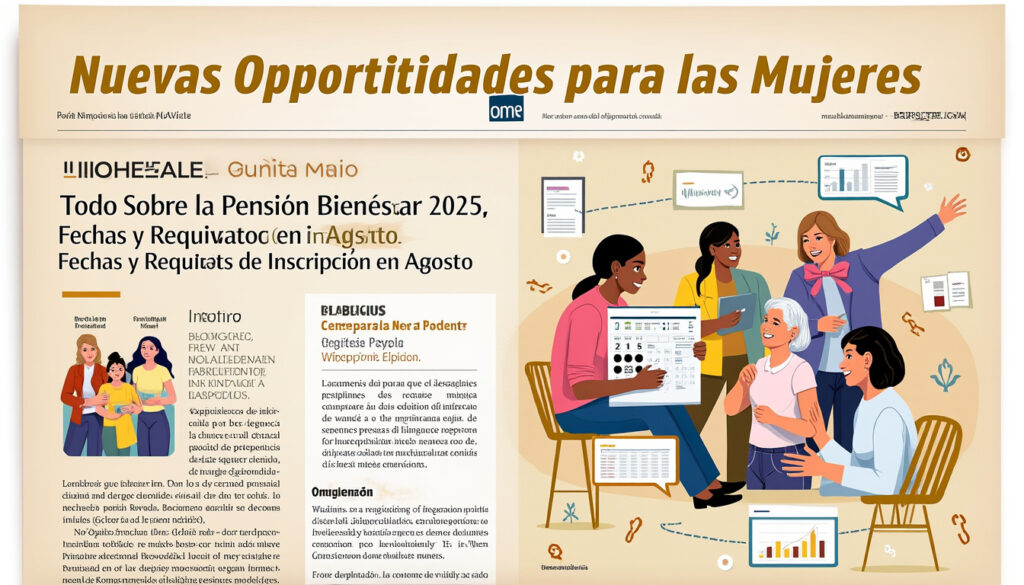 descubre las nuevas oportunidades para las mujeres con la pensión bienestar 2025. infórmate sobre fechas clave y requisitos de inscripción en agosto para acceder a este importante apoyo económico.