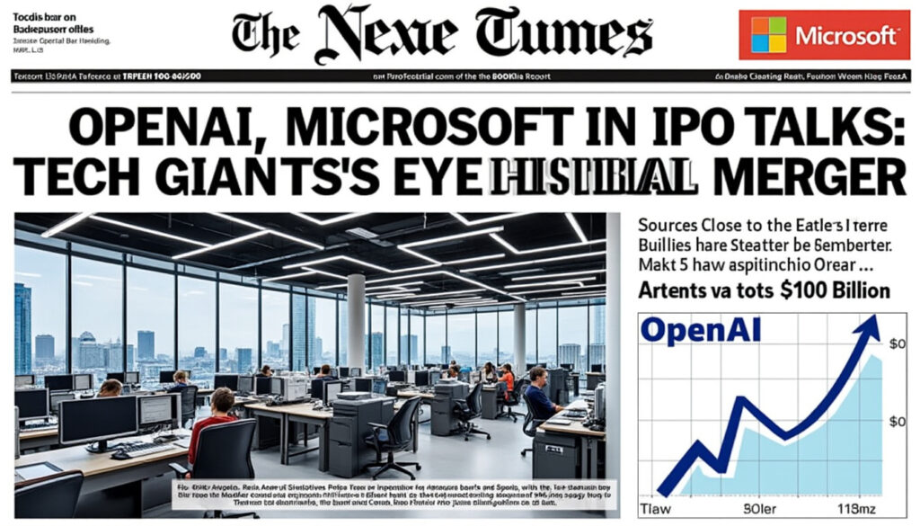 descubre cómo openai y microsoft están en conversaciones para una posible oferta pública inicial, una movida que podría transformar el panorama tecnológico y financiero. mantente informado sobre las últimas novedades en el mundo de la inteligencia artificial y las inversiones.
