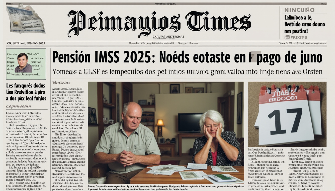 descubre las últimas novedades sobre el retraso en el pago de la pensión imss de junio 2025. mantente informado sobre los cambios, plazos y soluciones para beneficiarios en este artículo.