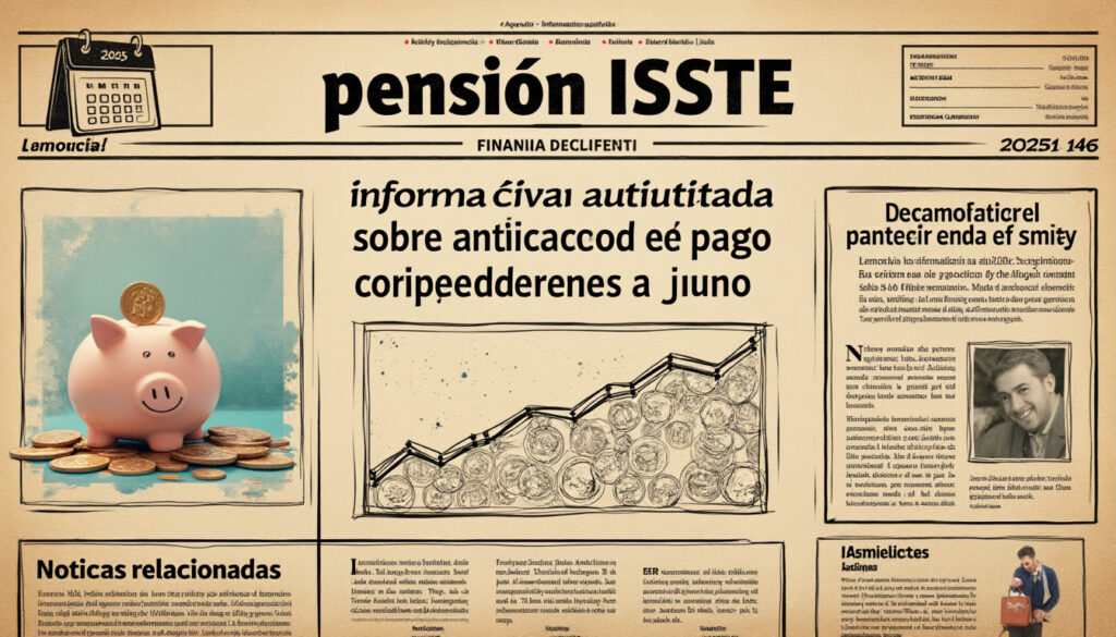 descubre toda la información actualizada sobre el anticipo del pago correspondiente a junio de 2025 para la pensión issste. asegúrate de estar al tanto de los últimos detalles y procedimientos para recibir tu pensión sin contratiempos.