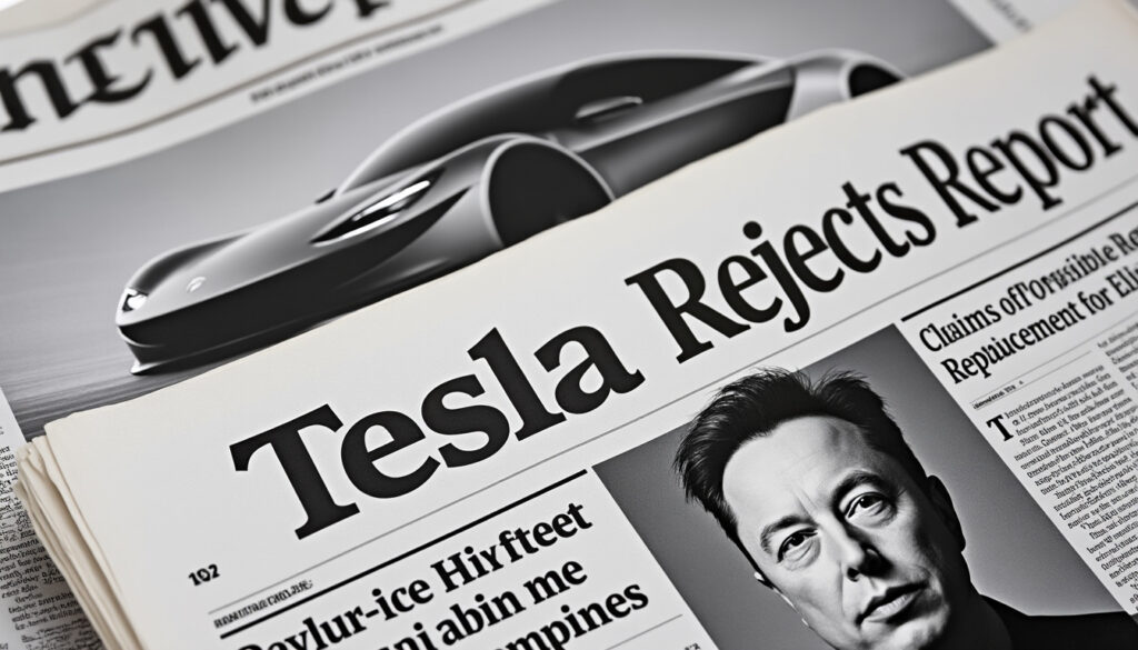 tesla desmiente las declaraciones de un informe que sugiere un posible reemplazo de elon musk en la junta directiva, reafirmando su compromiso con la visión y liderazgo del ceo.