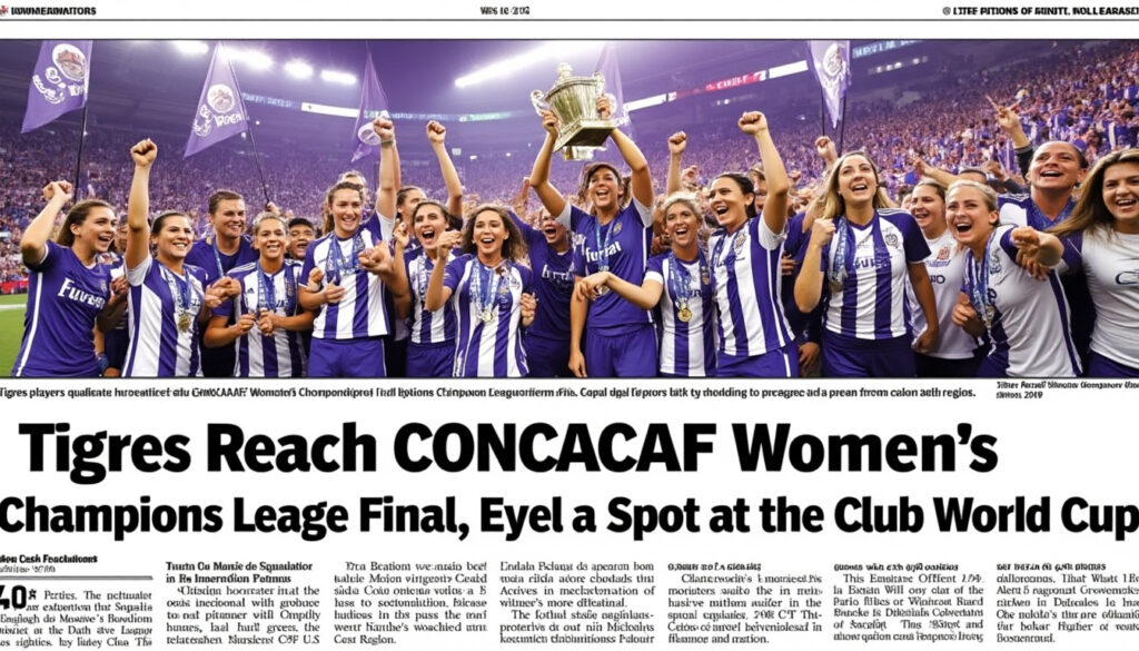 tigres femenil logra un hito al alcanzar la final de la concachampions y busca asegurar su presencia en el mundial de clubes. descubre su emocionante camino hacia la gloria en el fútbol femenino.
