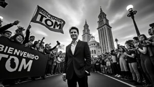 tom cruise causa furor en la ciudad de méxico al presentar su última película 'misión imposible', desatando la emoción de los fanáticos y generando un ambiente electrizante en el evento.