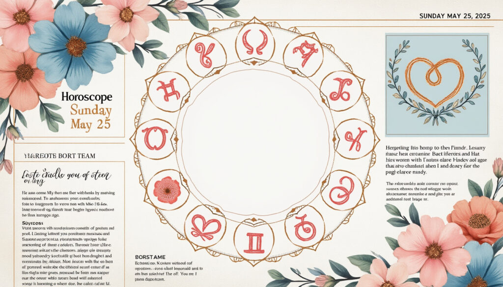descubre tu horóscopo del amor para el domingo 25 de mayo de 2025. este día te invita a tomar decisiones importantes en el ámbito sentimental. conoce lo que las estrellas tienen preparado para ti y elige sabiamente en el amor.