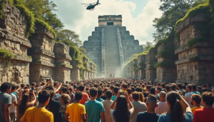 un video polémico de mrbeast filmado en ruinas mayas suscita controversias y podría llevar a acciones legales en méxico, levantando preocupaciones sobre la preservación cultural y el respeto por el patrimonio histórico.