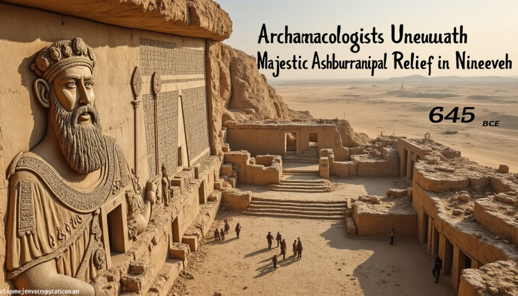 descubre el impresionante relieve del rey asirio asurbanipal en la histórica ciudad de nínive, una joya arqueológica que nos transporta a la grandeza del imperio asirio y su rica herencia cultural.