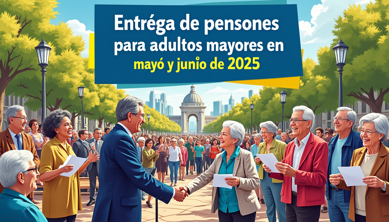 descubre todo lo que necesitas saber sobre la entrega de pensiones para adultos mayores en mayo y junio de 2025. mantente informado sobre los horarios, requisitos y beneficios disponibles para garantizar tu bienestar financiero.